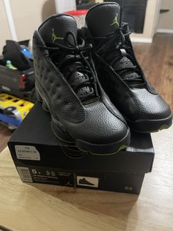 Jordan Retro 13 Altitude Green GS Size 5