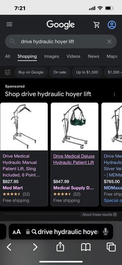 Hydraulic Hoyer Lift