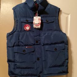 Men’s Puffer Jacket Size XL Blue