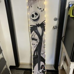 Jack Halloween Nightmare Decor Lighted Banner 