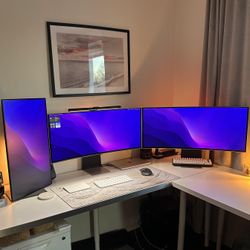 2 34 inch Curved Samsung Odyssey OLED G8 Gaming Monitor/Smart TV HDR 4K 175Hz