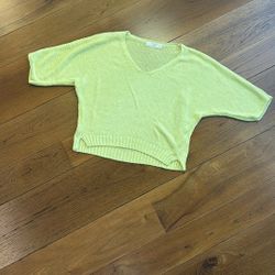Zara Knit Crochet Blouse