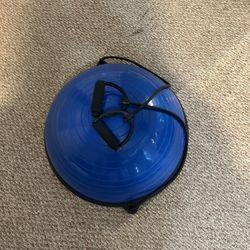 Half Balance Ball Trainer With Resistance Bands 