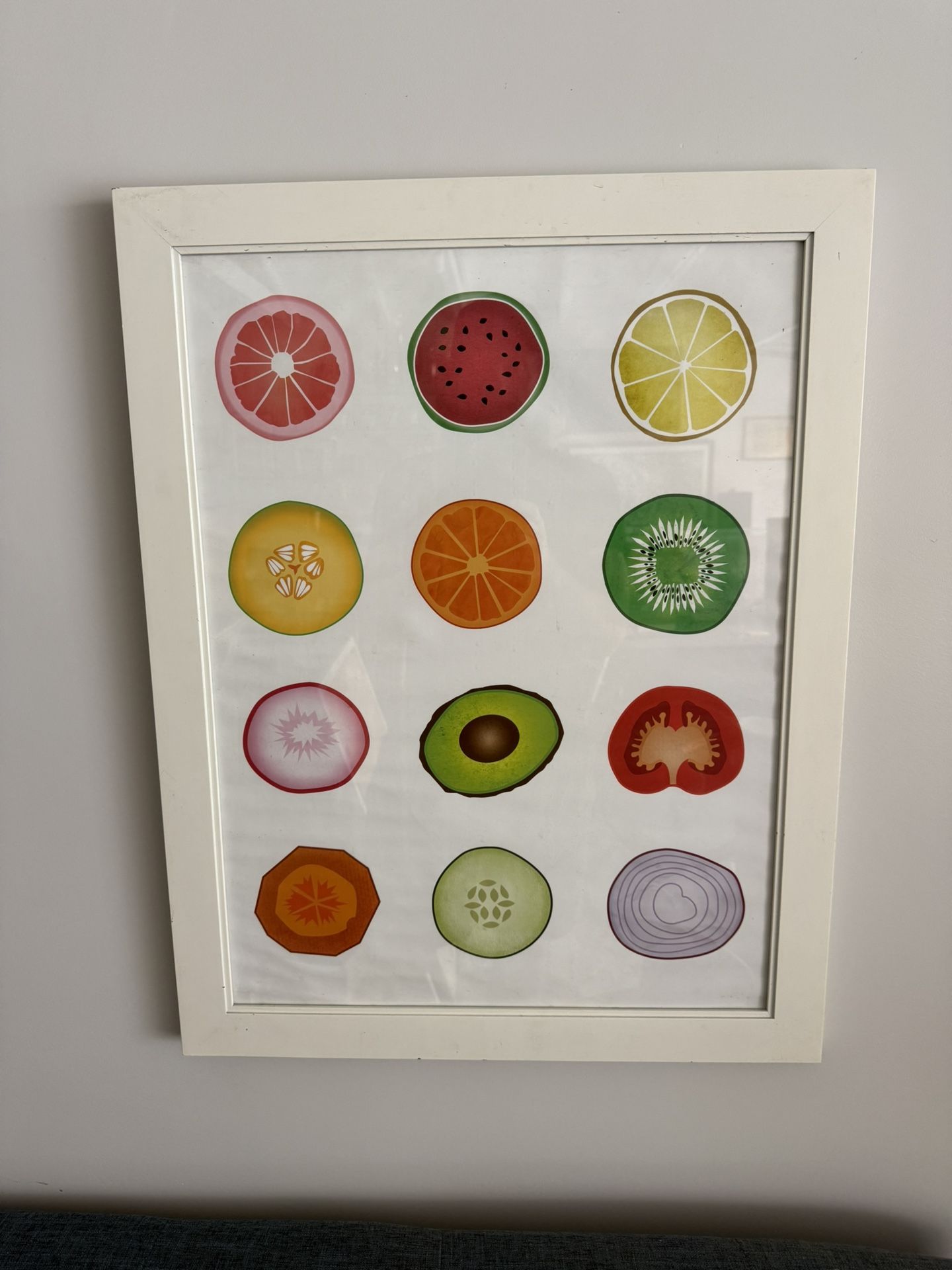 Framed art - Fruits & Veggies