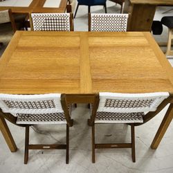 Danish Ansager Møbler Teak Dining Table With Two Leaves (Top Refinished)