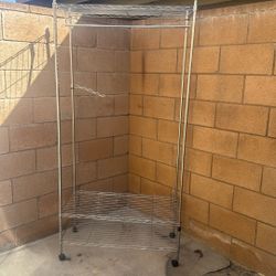 Metal Clothing Rack, In Good Condition