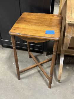 wooden side table 