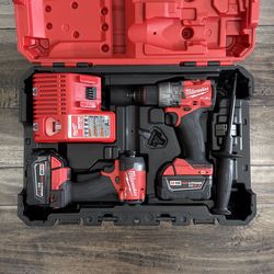 Milwaukee 3697-22 M18 Fuel Brushless Drill/Driver Combo Kit