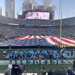 Carolina Panthers 2nd Row End Zone