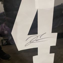 Derek Carr Autographed Jersey