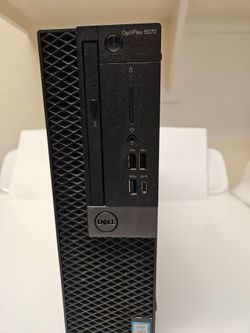 Dell Optiplex 5070 SFF Small Form Factor Intel i7-9700 512 GB M.2 NVMe SSD 1 X 16 GB Ram Memory 8-core CD DVD RW Drive