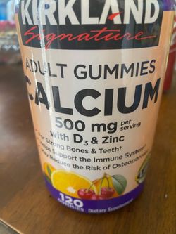 Adult gummies calcium