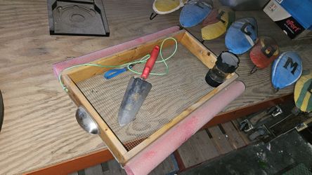 Floating Sifting Sorter Sieve Floating Attachments Isolation Jar Trowel And Cord