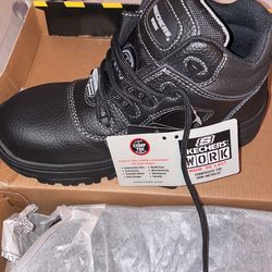 Skechers For Work, BLK, Womens 8.5