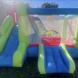 Very Used bestway inflatable toddler jumper 