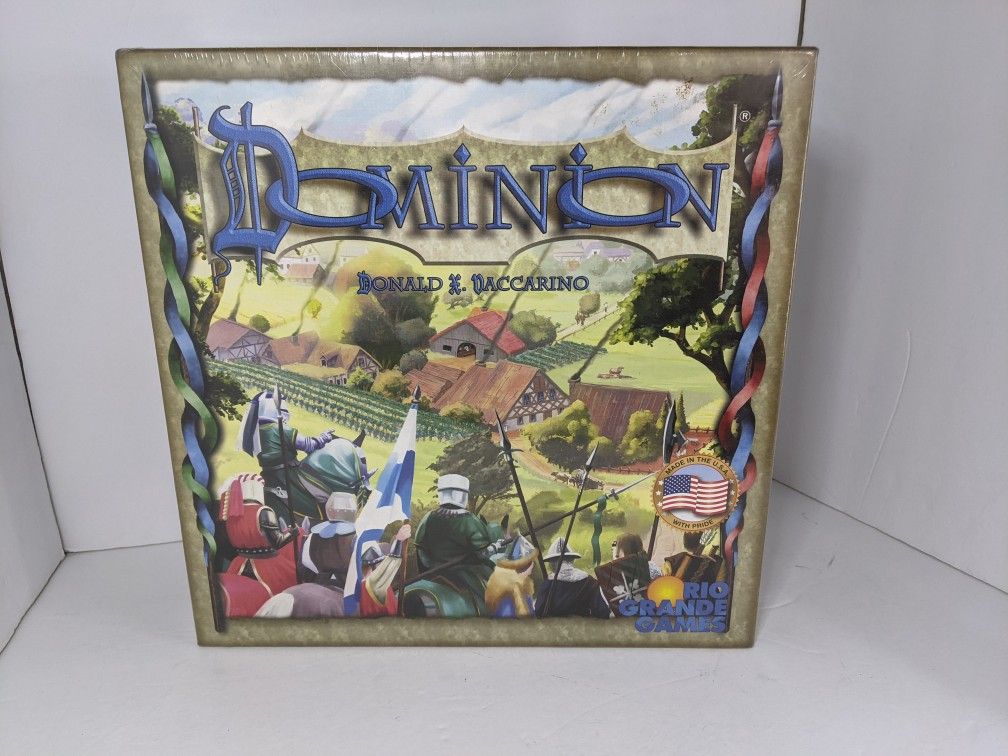 Dominion Strategy Board By Rio Grande Games (Donald X Vaccarino) 1st edition. NEW Sealed 