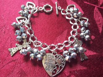 Mother Son Charm Bracelet