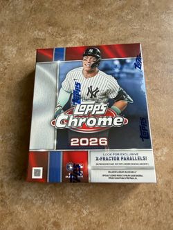 2026 Topps Chrome Baseball Mega Box Brand New