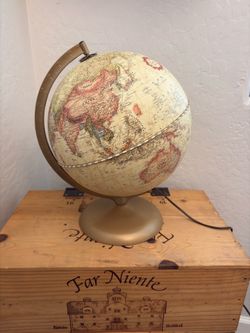 Vintage 80’s Globe Lamp