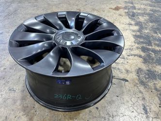 1X ONE TESLA Y PERFORMANCE WHEEL 21" REAR RIM SENSOR