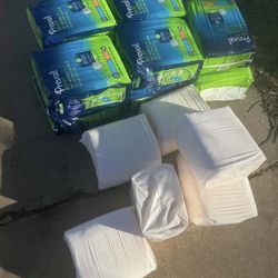 Bed pads and prevail adult Pullups size large $7  a pack