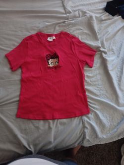 Red Betty Boop Crop Top