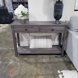 Console Table, Grayish Brown Color, SKU#10T175-4