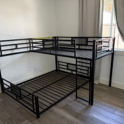 Bed Bench Full and Twin  Black