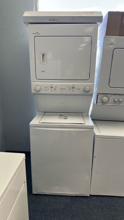 27” stackable washer and gas dryer
