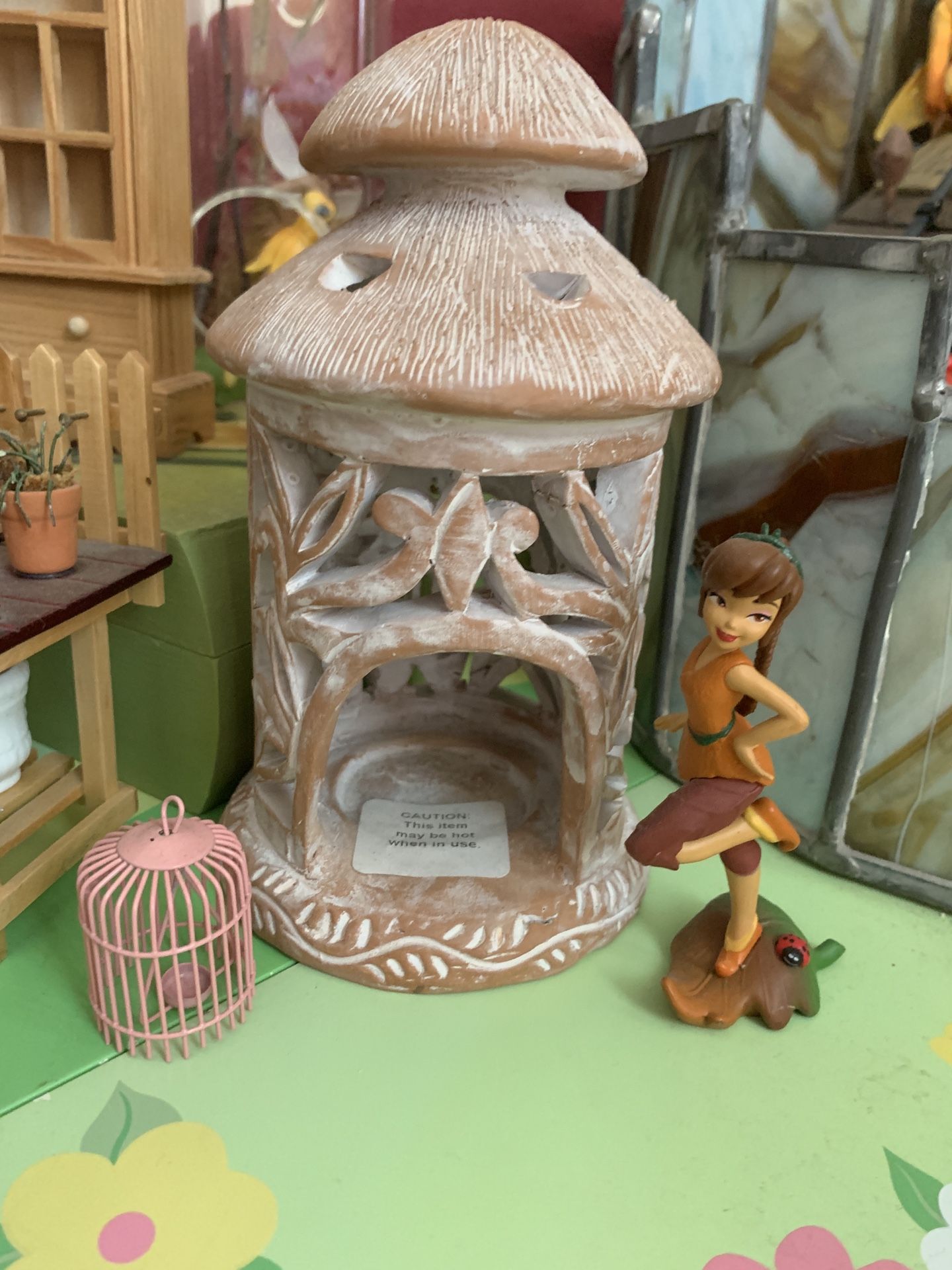 Clay fairy decor