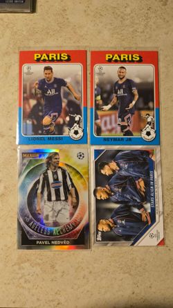 Topps UEFA Champions League Soccer Cards Lot Messi Neymar