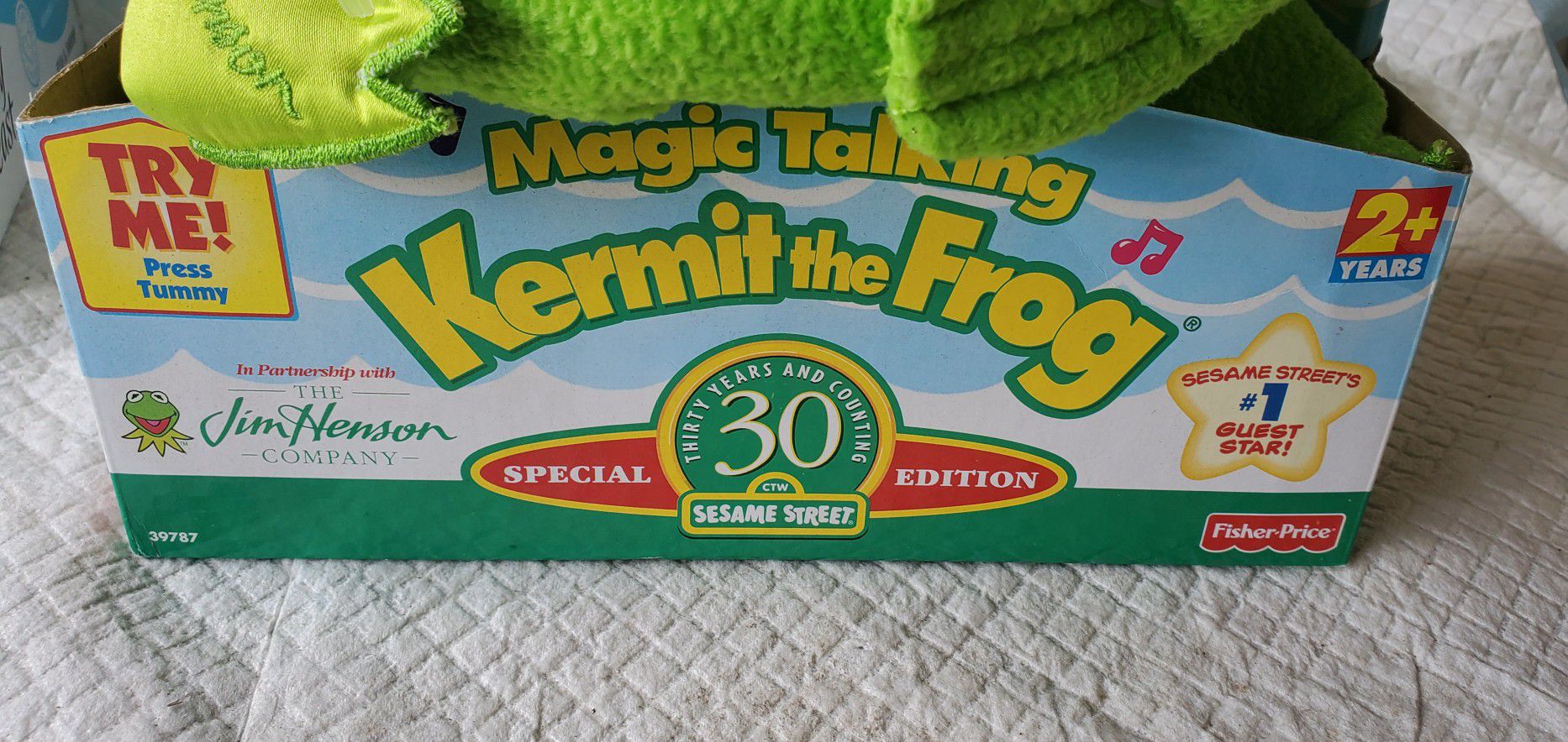 Tyco Magic Talking Kermit The Frog Sesame St 30th Anniversary 1999