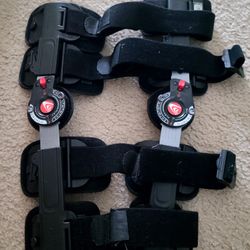 BREG T-Scope Post-Op Premier Knee Brace: Hinged Adjustable Universal Right/Left