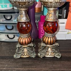 Interior Accents Travel Collection  Candle 13” Holder