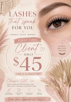 ~Lash Extensions- First Time Client Deal