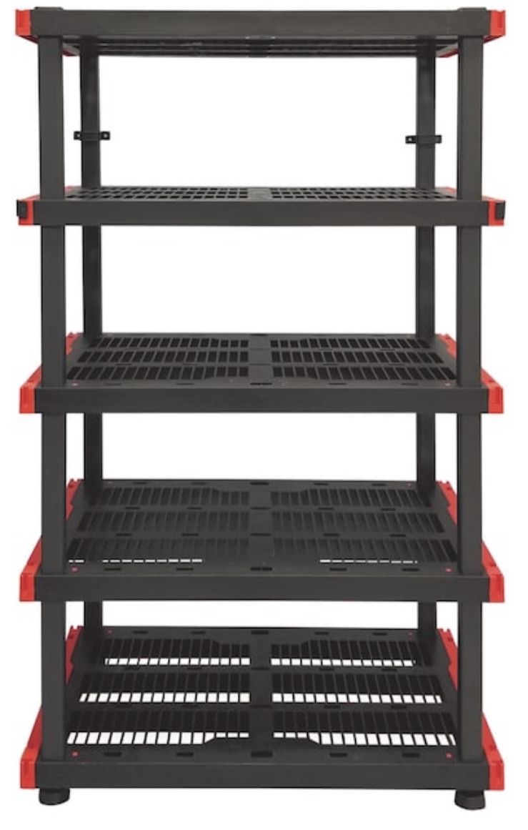 CRAFTSMAN Plastic Heavy Duty 5-Tier Utility Shelving Unit (40-in W × 24-in D x 72-in H)