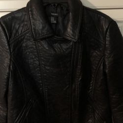 Womans Medium Forever 21 Leather Jacket - Like New