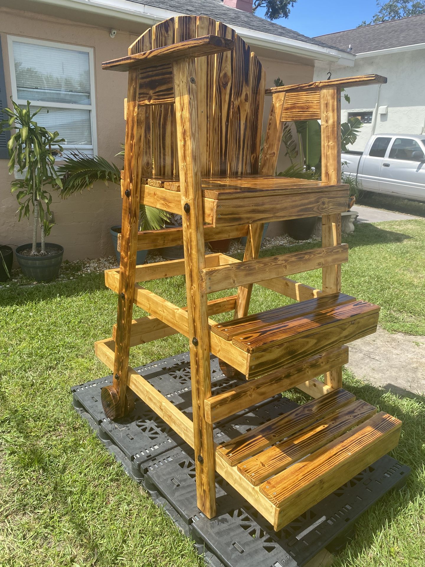 Wooden Lifeguards Chair
