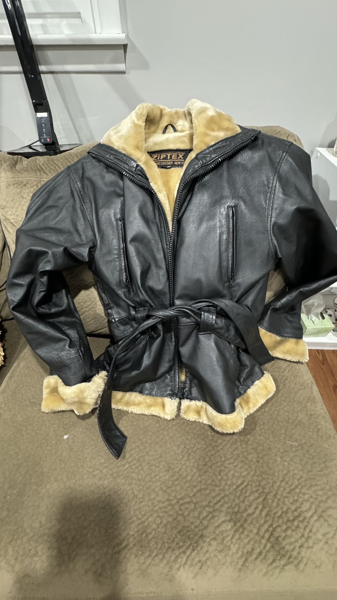 Women Black Leather Jacket