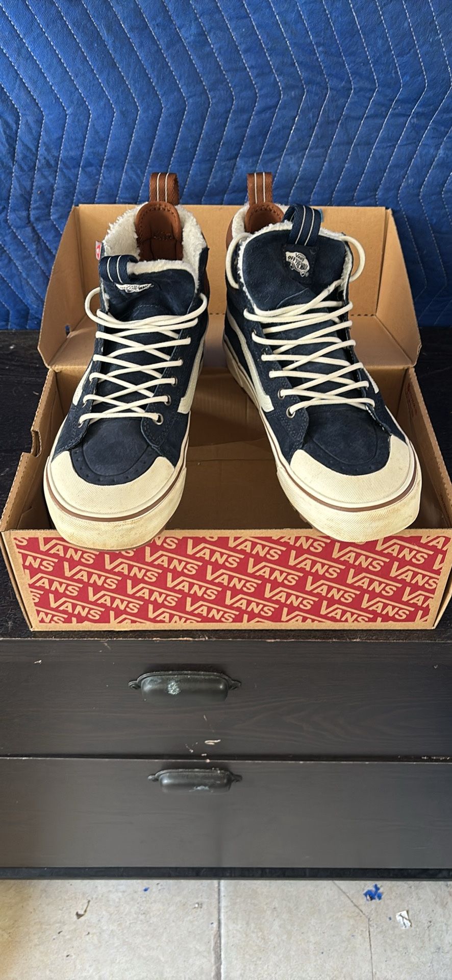 Vans Sk-8 Hi Mte Dress Blue/marshmallow