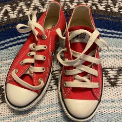 Red Chucks 11.5 Kids Size