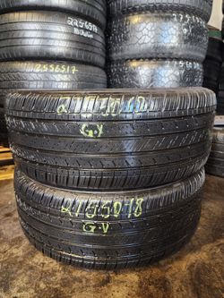 215 50R 18 GOOD YEAR ASSURANCE TIRES 2155018 USED TIRES (PAIR) MOUNT BALANCE INCLUDED