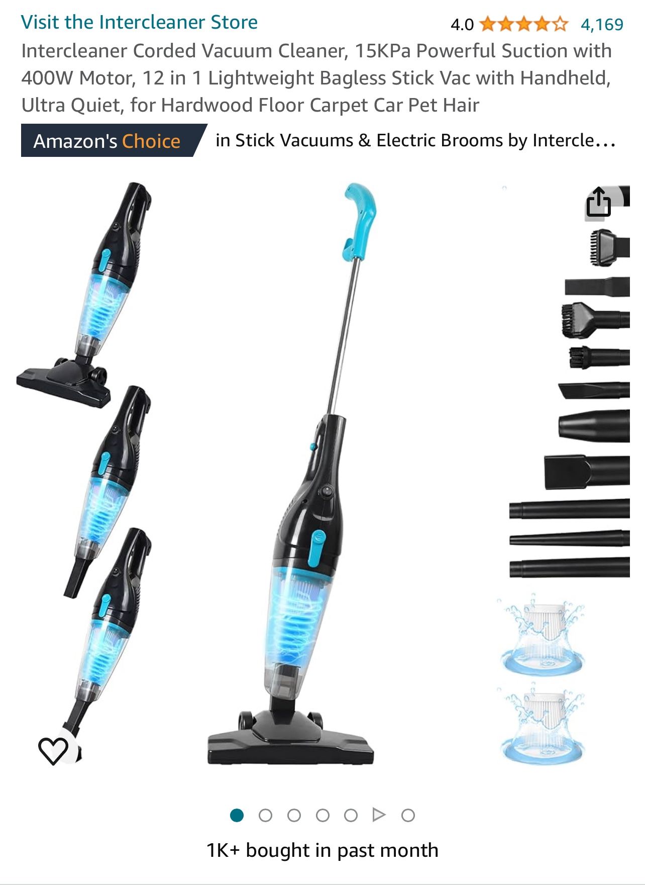 Corded Vacuum Cleaner