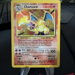 Charizard Base Set WOTC Holo Pokémon LP