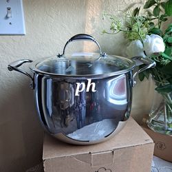 OLLA DE 8 QT DE ACERO INOXIDABLE TRI PLY PRINCESS HOUSE ⚘️