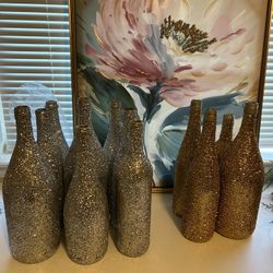 Decorative wine bottles