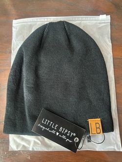 Little Bipsy Black Knit Beanie
