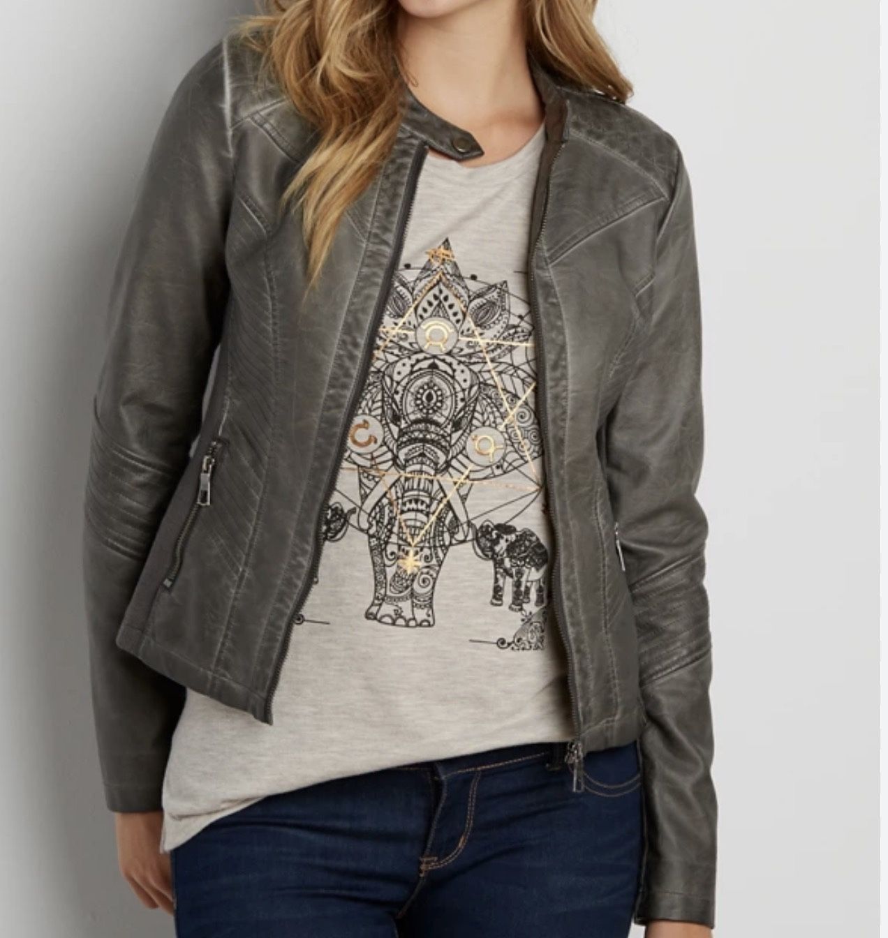 Maurice’s Faux Leather Jacket