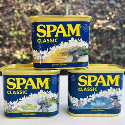 Lilo & Stitch SPAM Limited Edition – Set of 3 Cans – New
