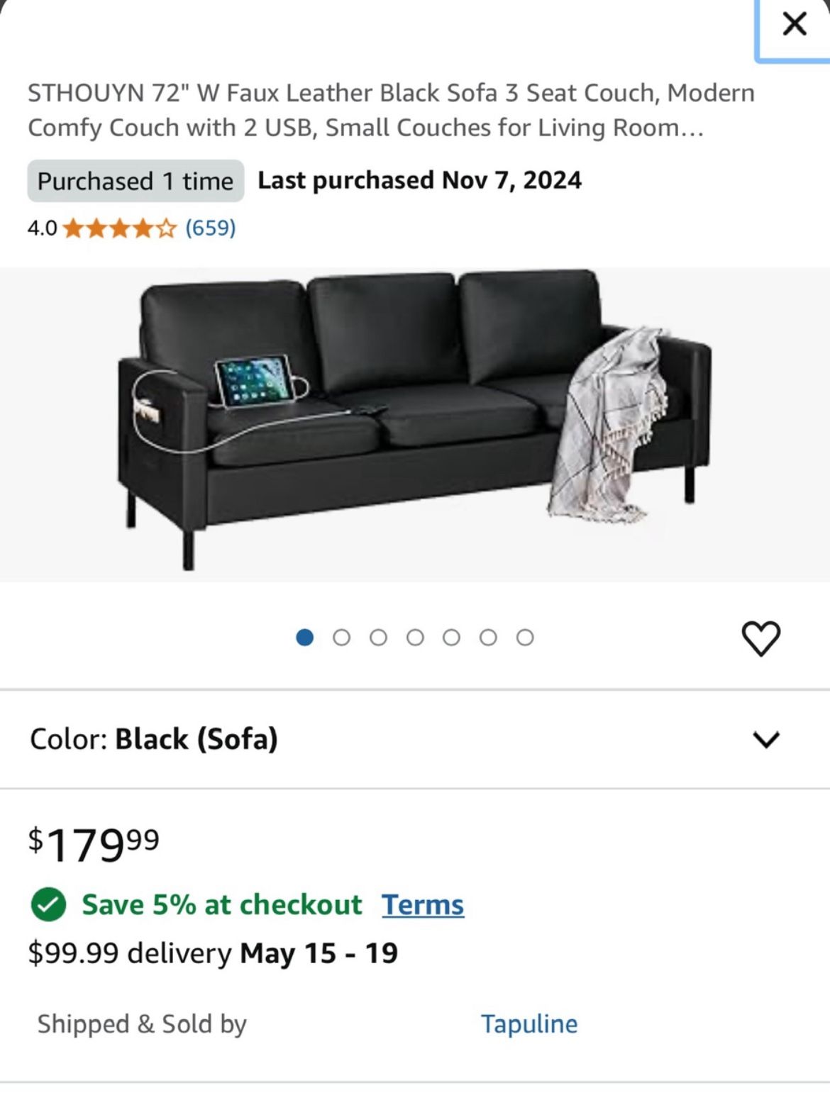 Brand New Sofa! Must Go Asap